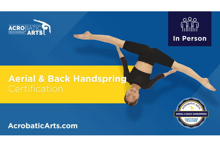 Aerial and Back Handspring Certification Course